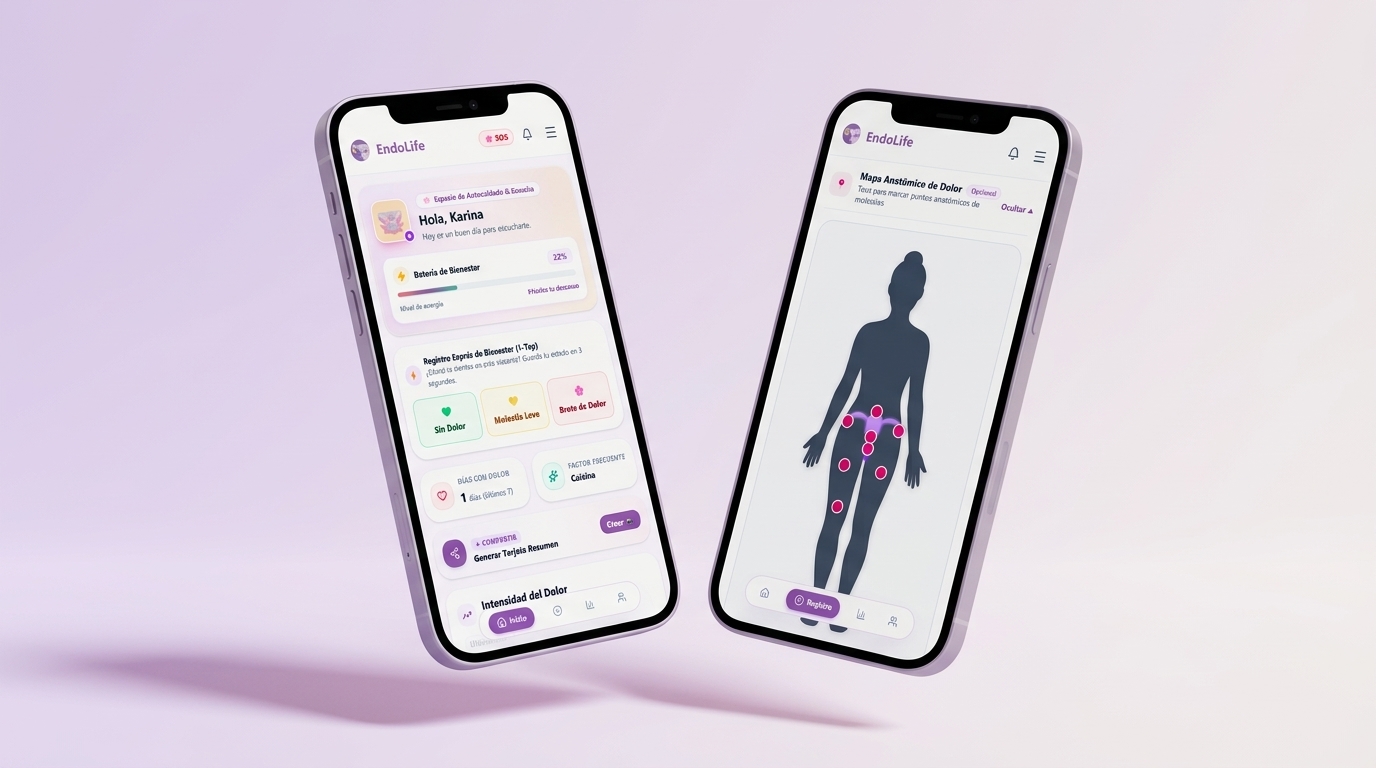 EndoLife: Menos caos, más claridad. La idea de una app que nació para mi novia y busca ayudar a muchas más mujeres